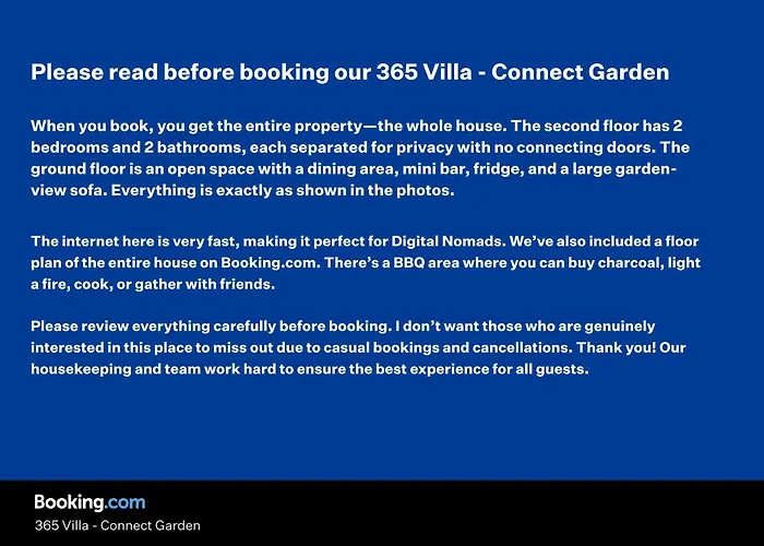 365 Villa - Connect Garden